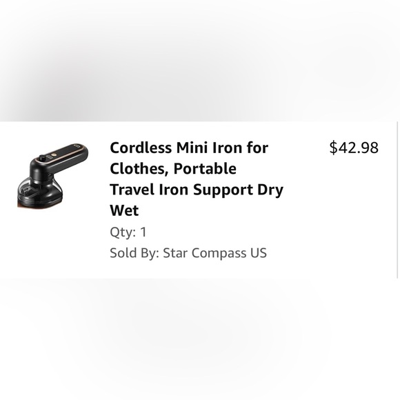 Portable Mini Electric Iron - New in Box - Picture 5 of 5